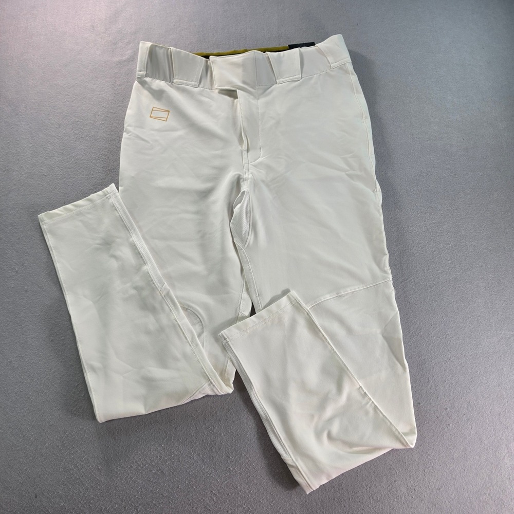 Rawlings Gold Collection Baseball Pants White Gold GCTBP-W-88 Mens Small NWT